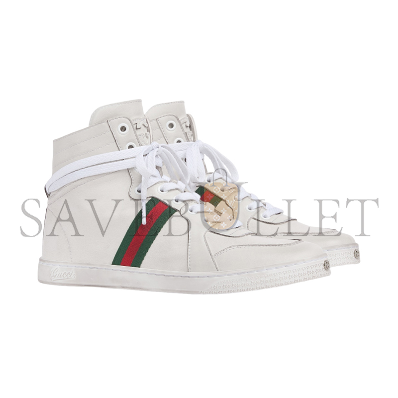 GUCCI WOMEN'S STRETCH HIGH-TOP SNEAKER 865057